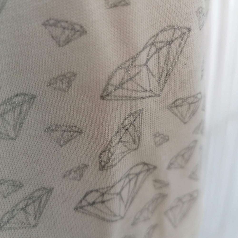 Detail Biobaumwolle T-Shirt Siebdruck 